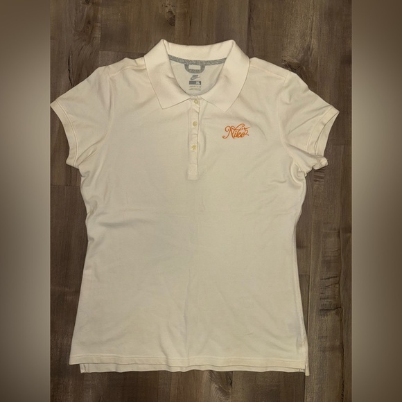 Nike Tops - Women’s Nike XL Polo Off White